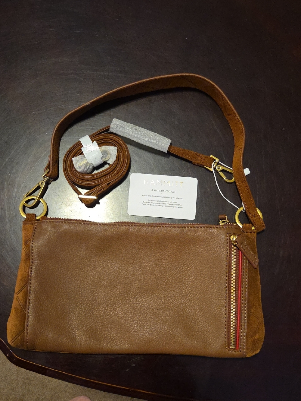 BRAND NEW Hammitt Kyle Suede Handbag - Picture 6 of 7